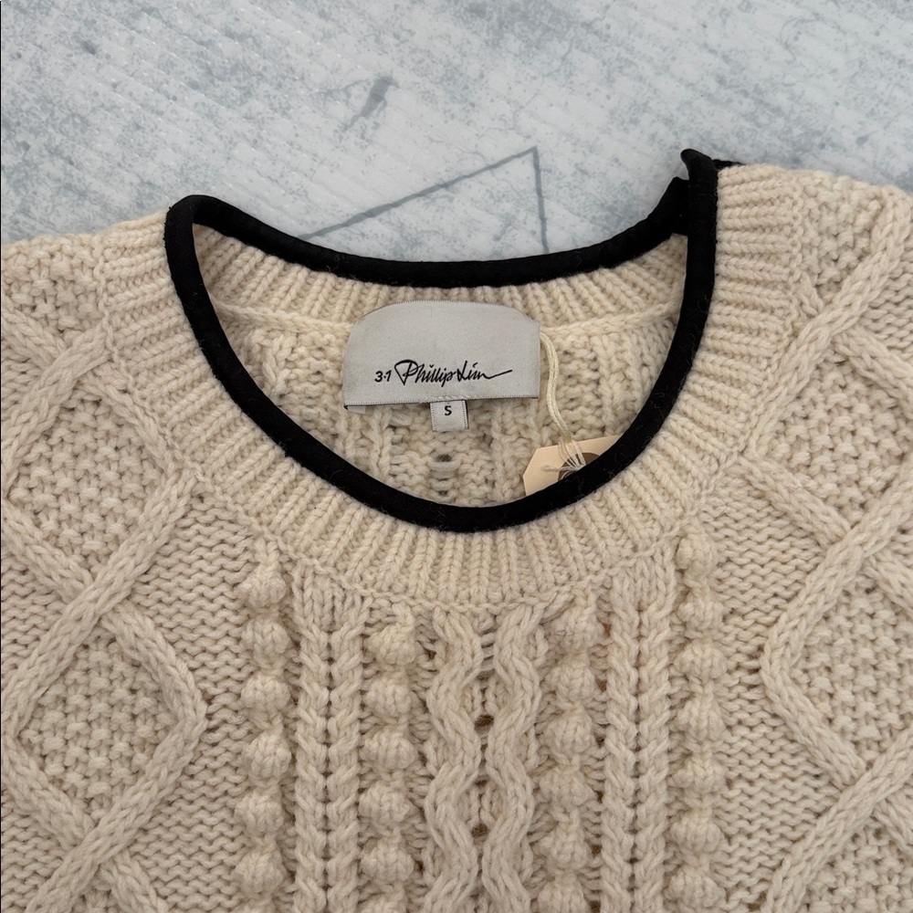 3.1 Phillip Lim Wool and Alpaca Chunky Knit Sweater